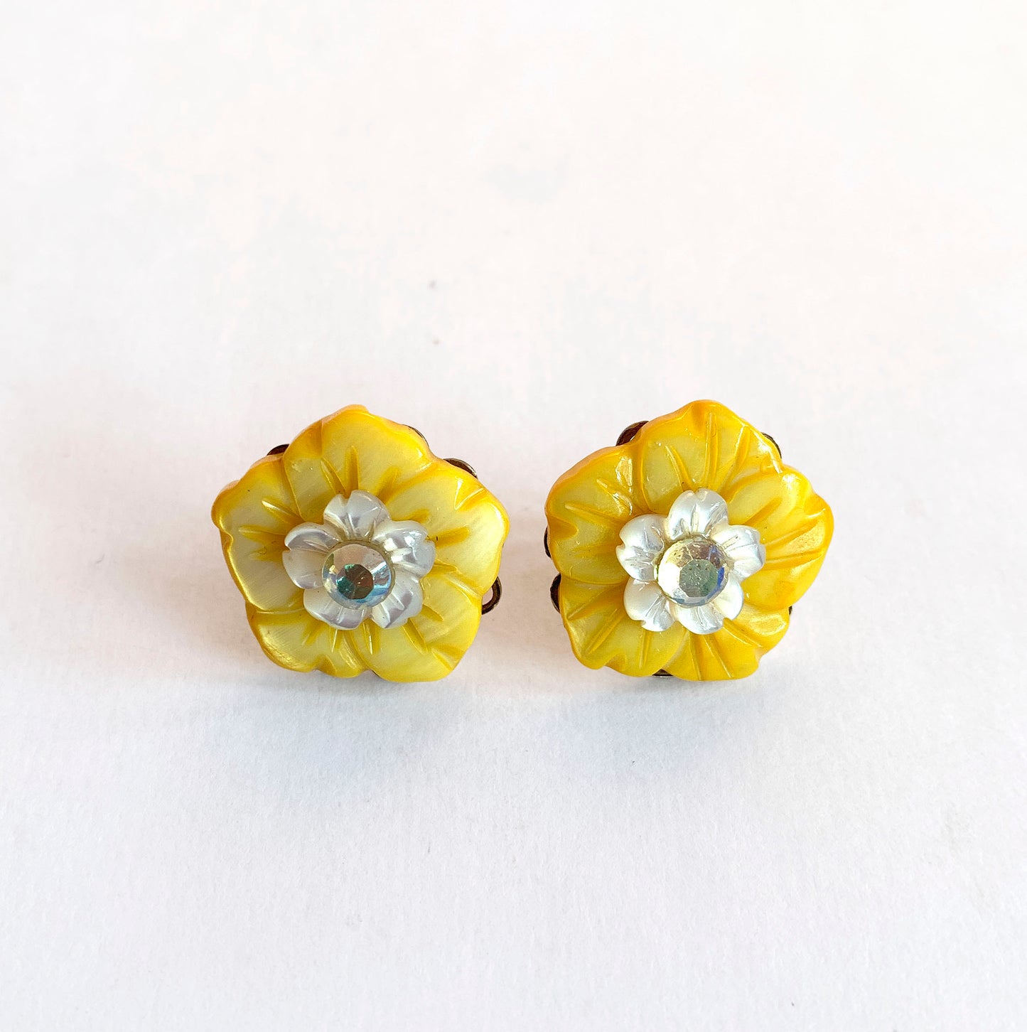 Aros Flores de Nácar