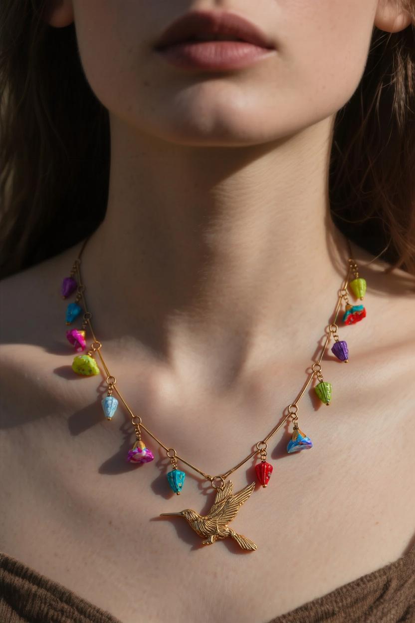 ✨ Collar Aura Colibrí