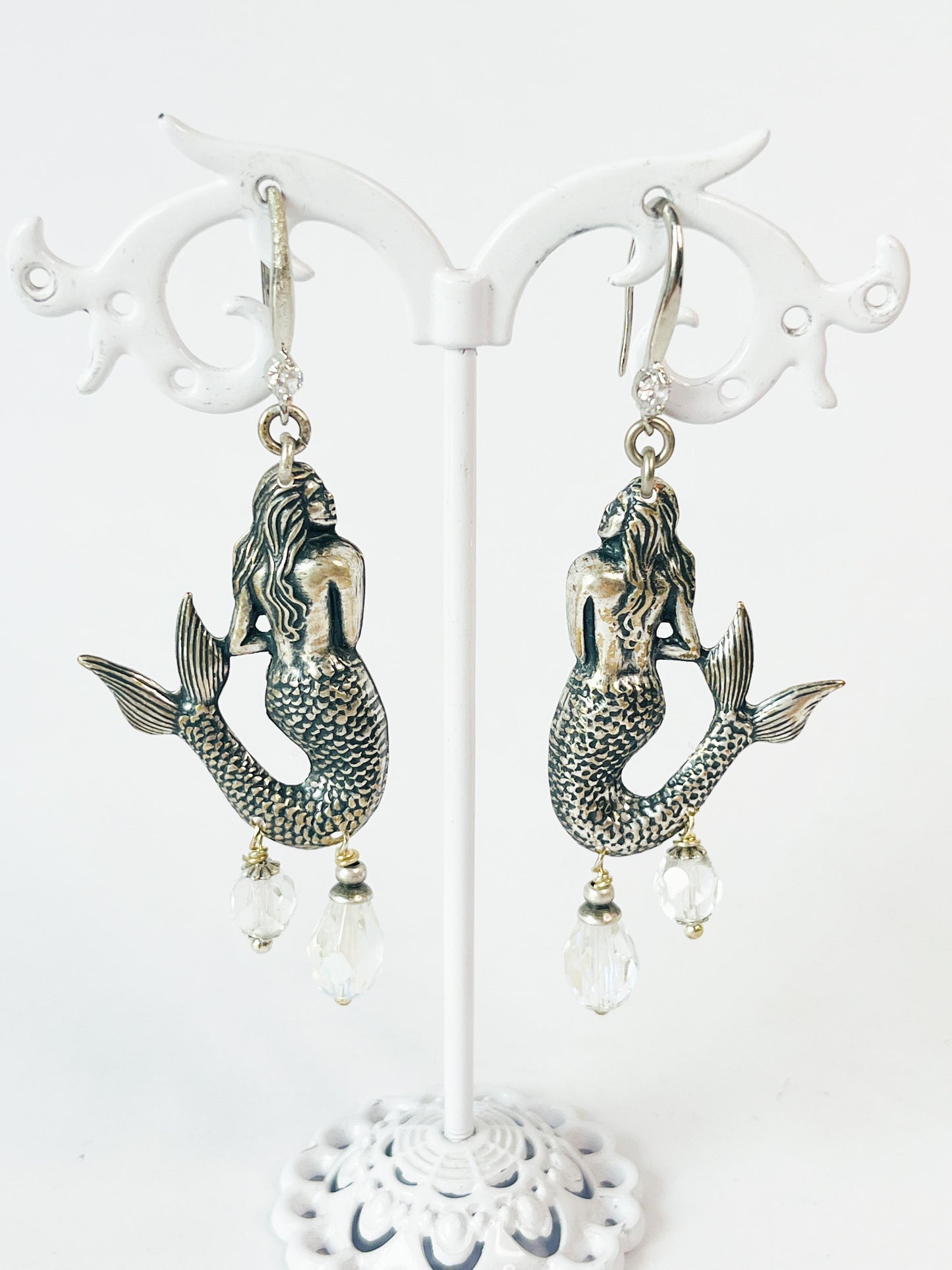 Silver Mermaid Earrings