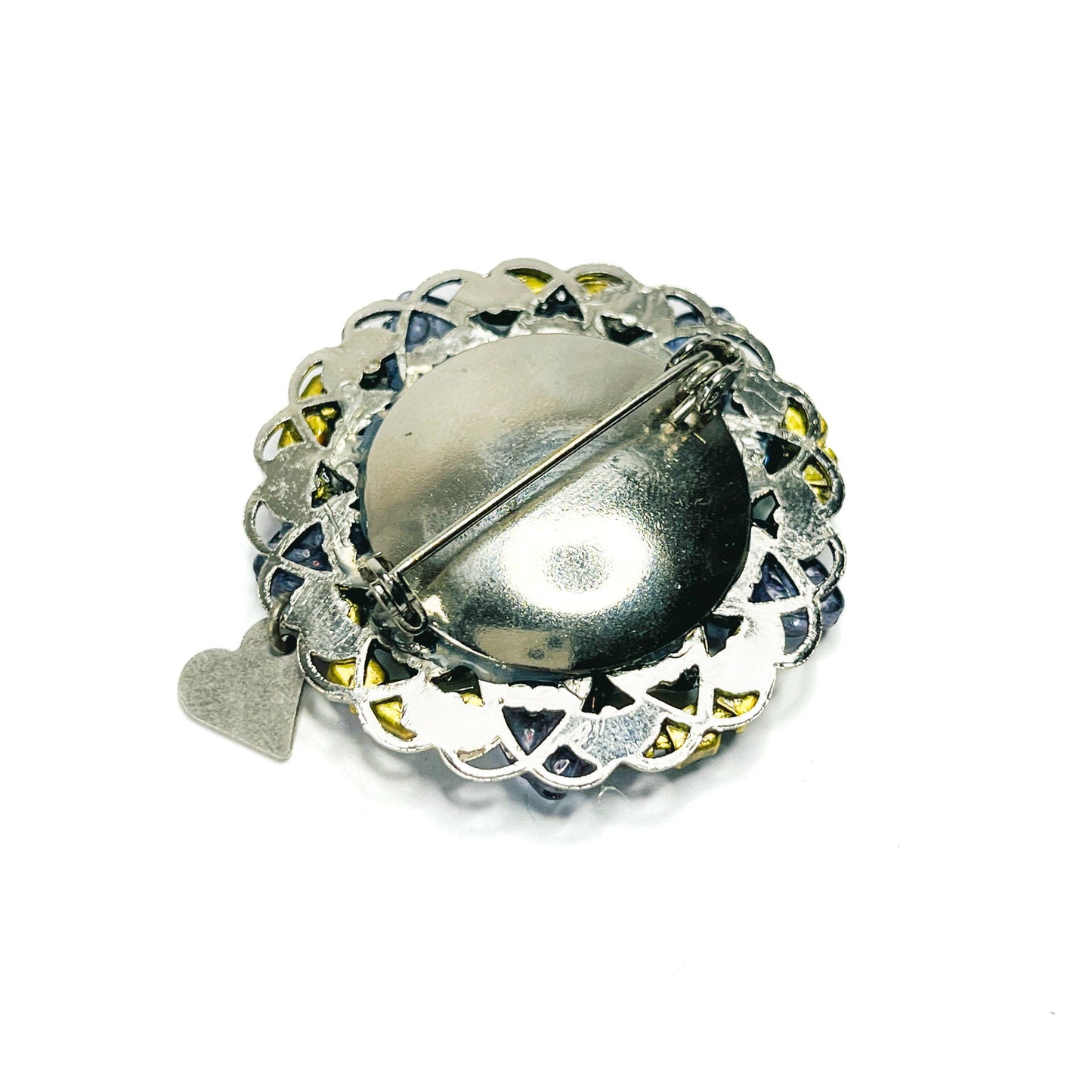 Broche Redondo de Flores