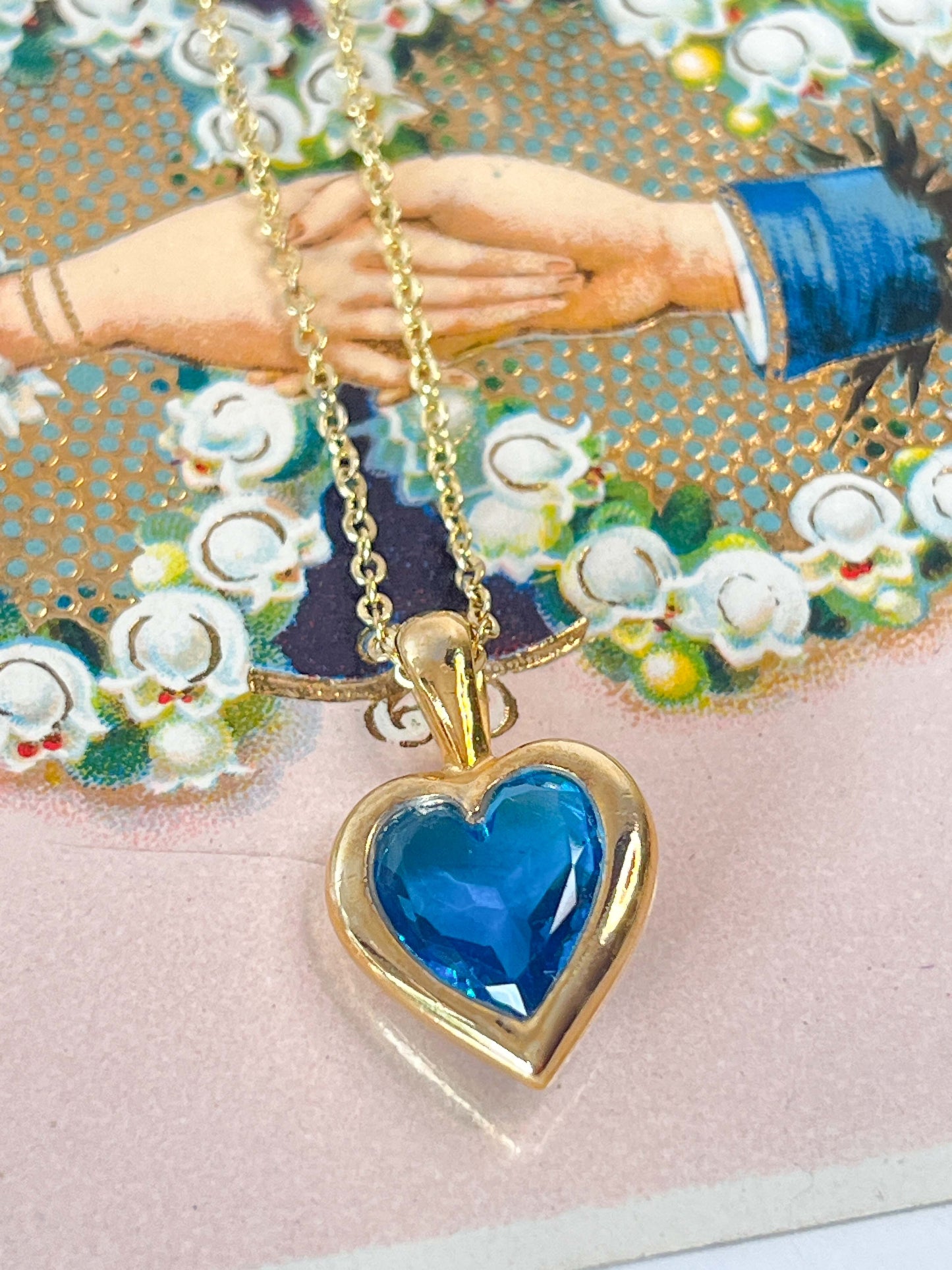 Collar Colgante Corazón -Mon Cœur Turquesa