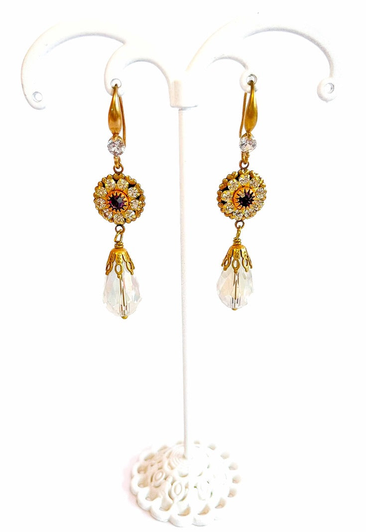 Pendientes Lágrima Le fleur Antique