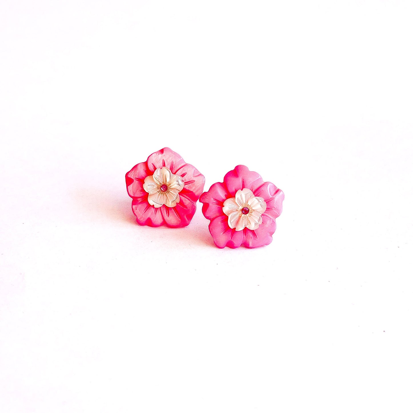 Aros Flores de Nácar