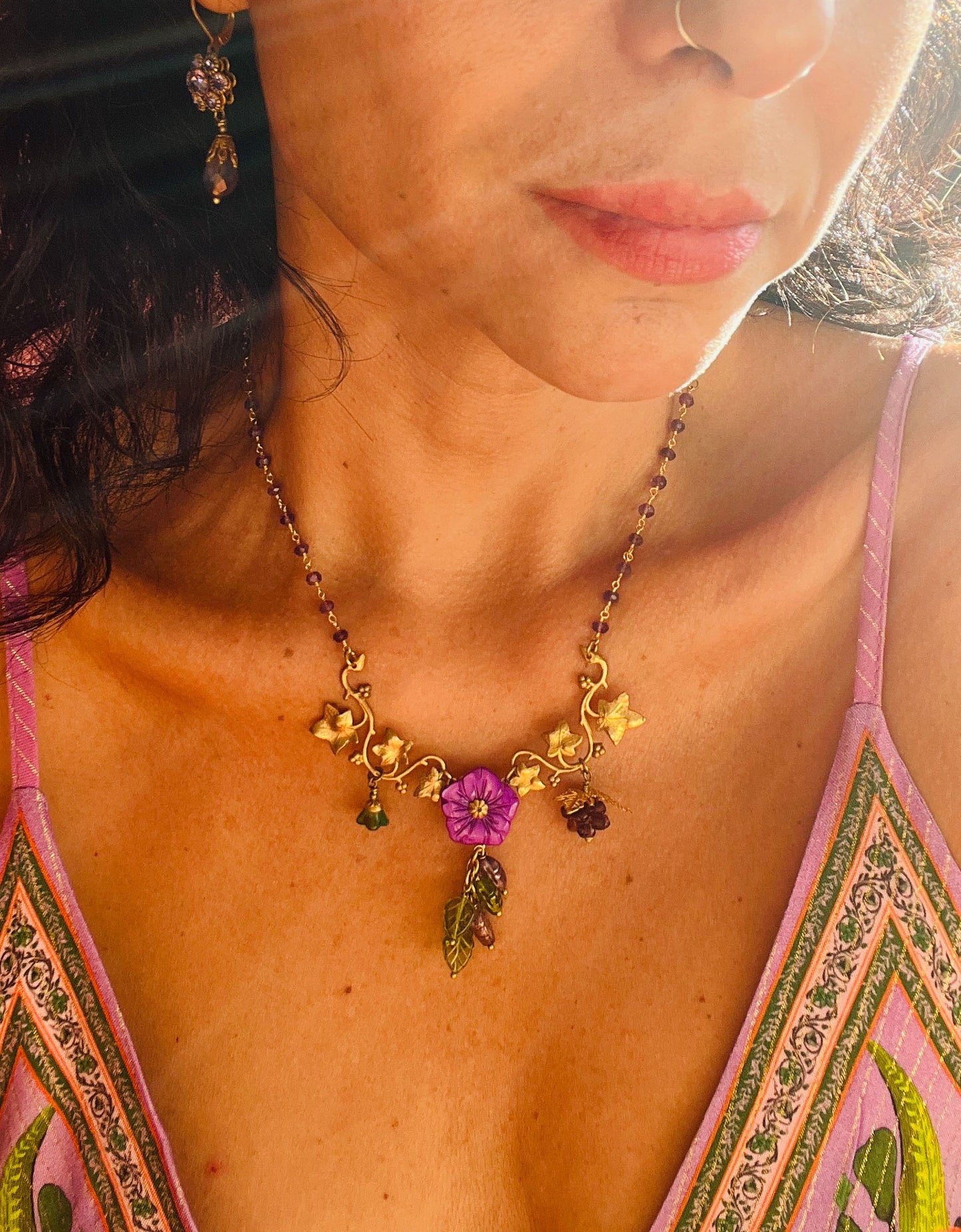 Collar Vendimia Floral