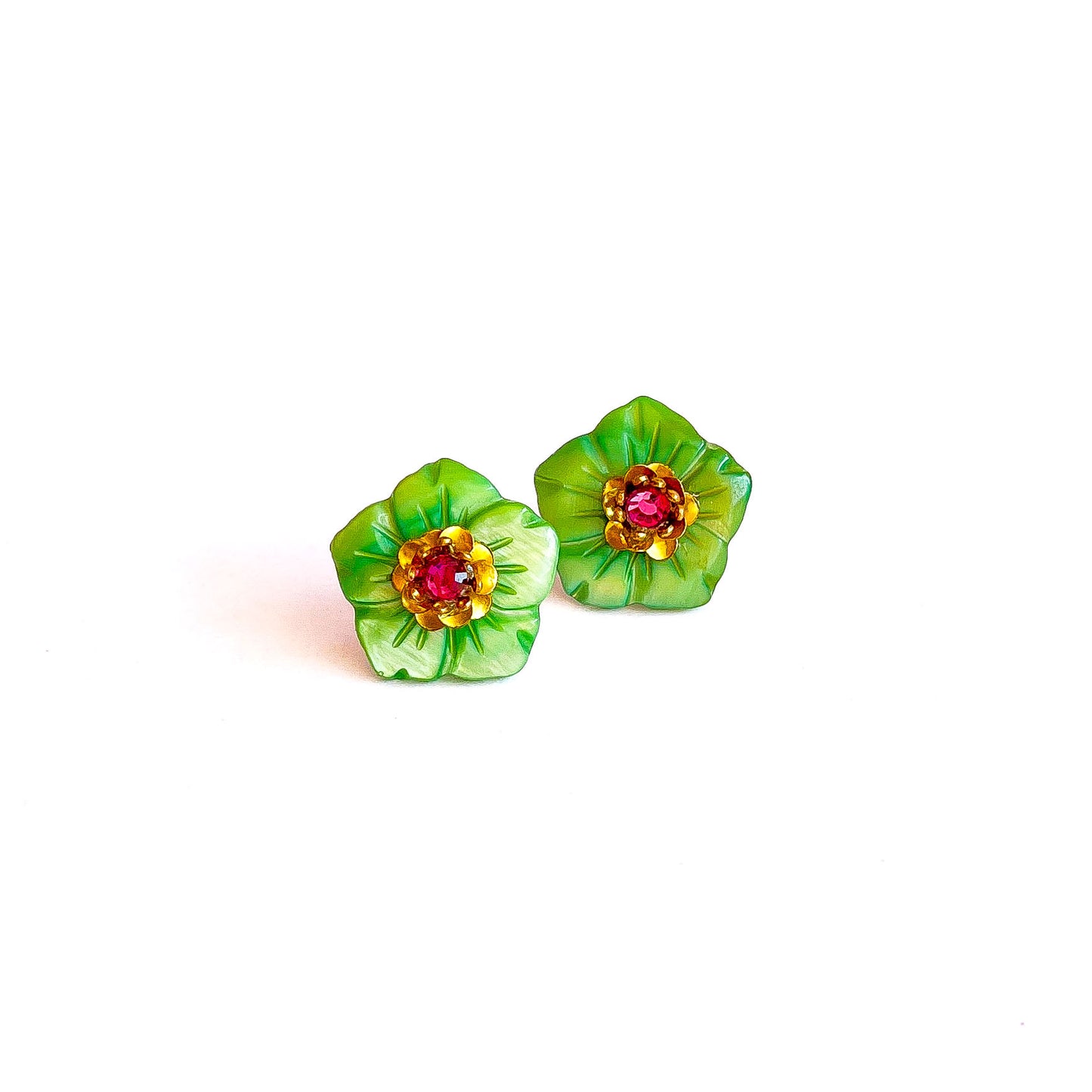 Aros Flores de Nácar
