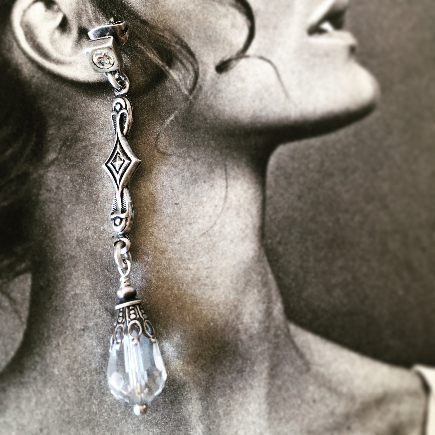 Pendientes Largos Art Deco
