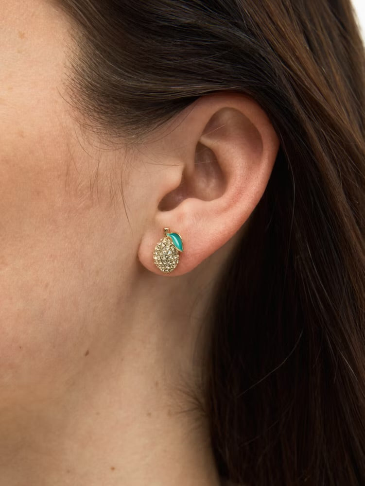 Aros Limones Pavé Kate Spade