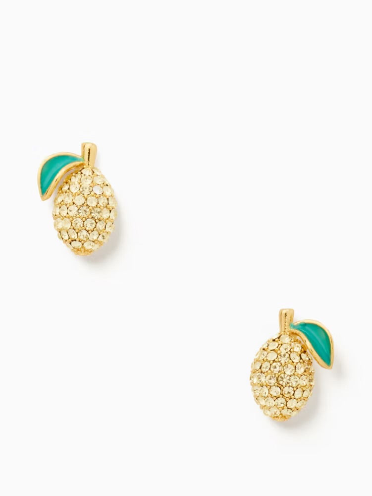 Aros Limones Pavé Kate Spade