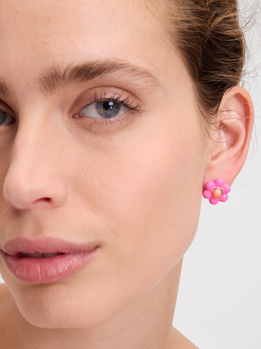 Petal Puff Aros Flores Gorditas Kate Spade NY -NUEVO-
