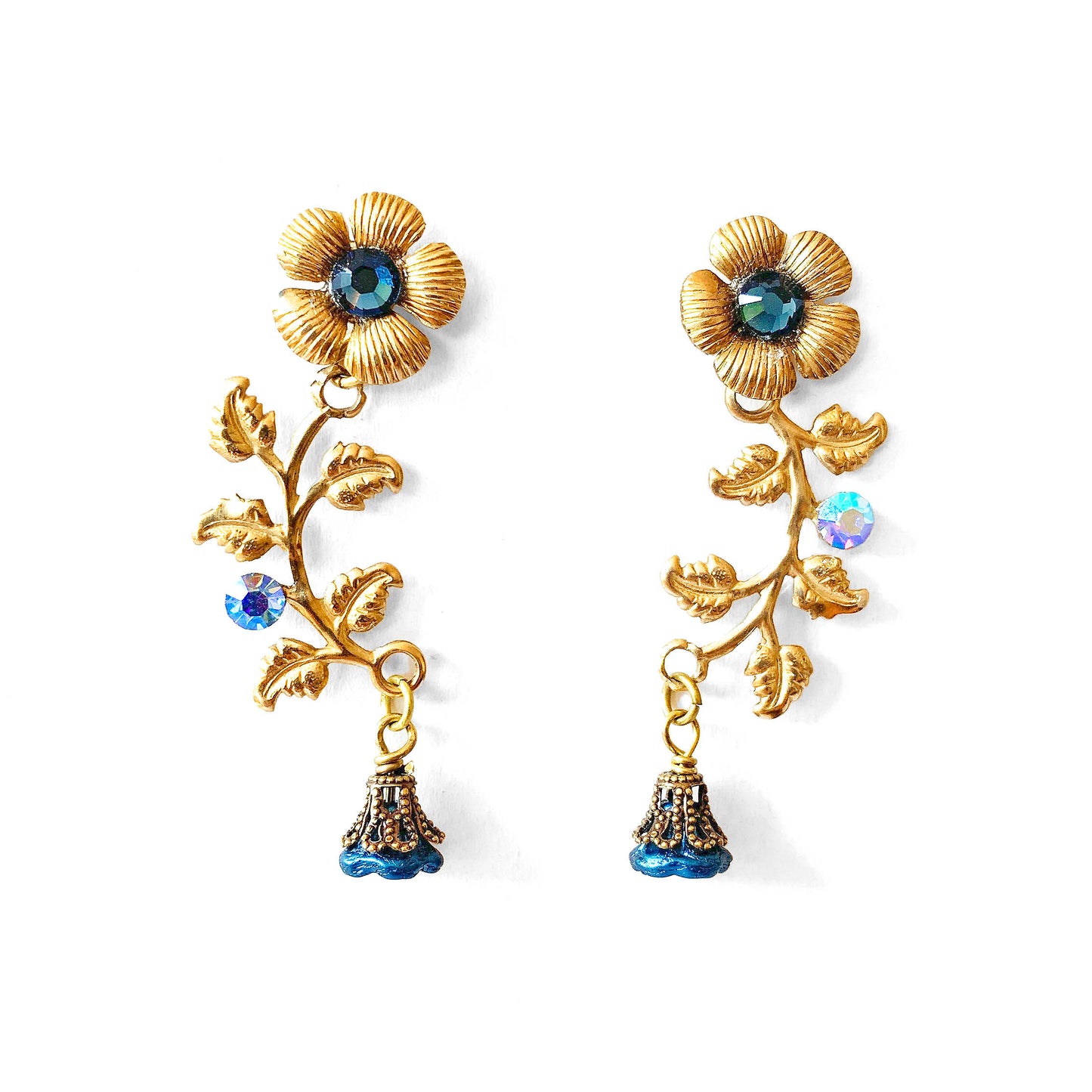 Pendientes Ramita y Flores