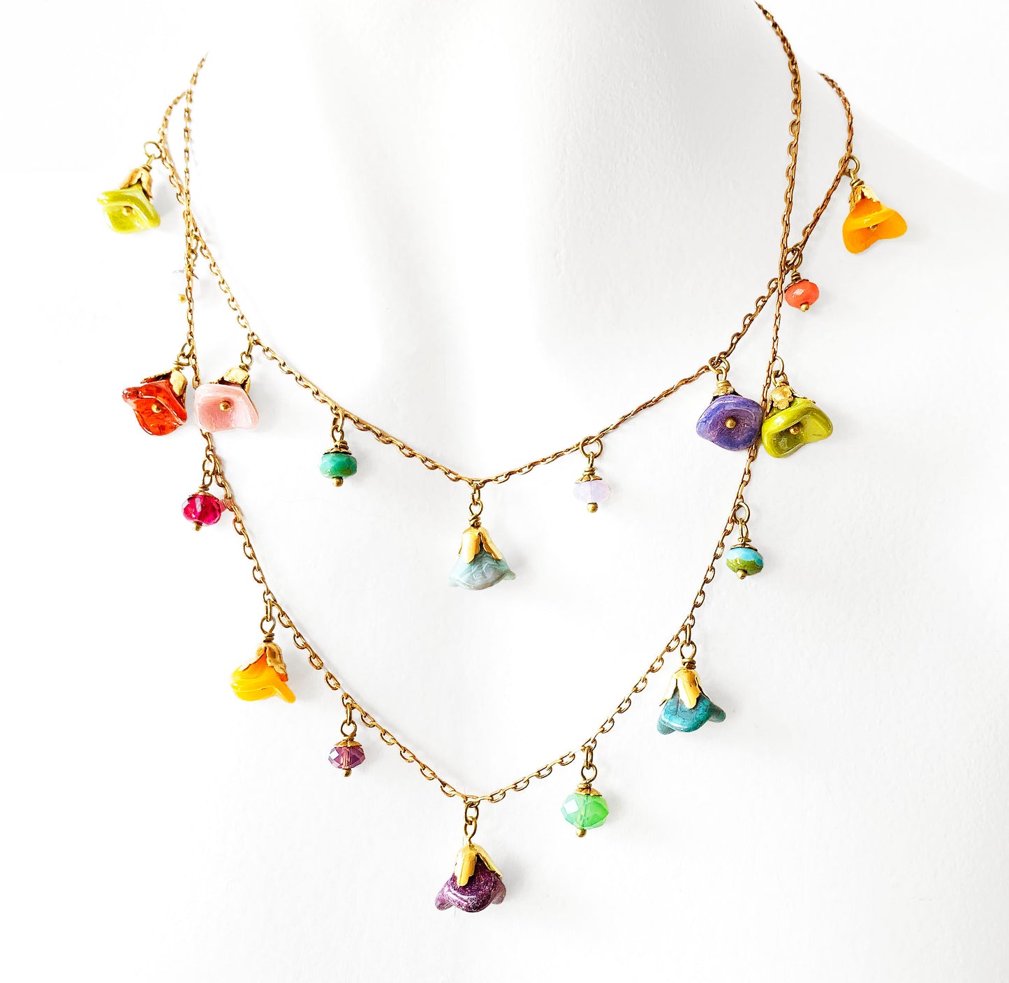 Collar Flores Tulipán Multicolor