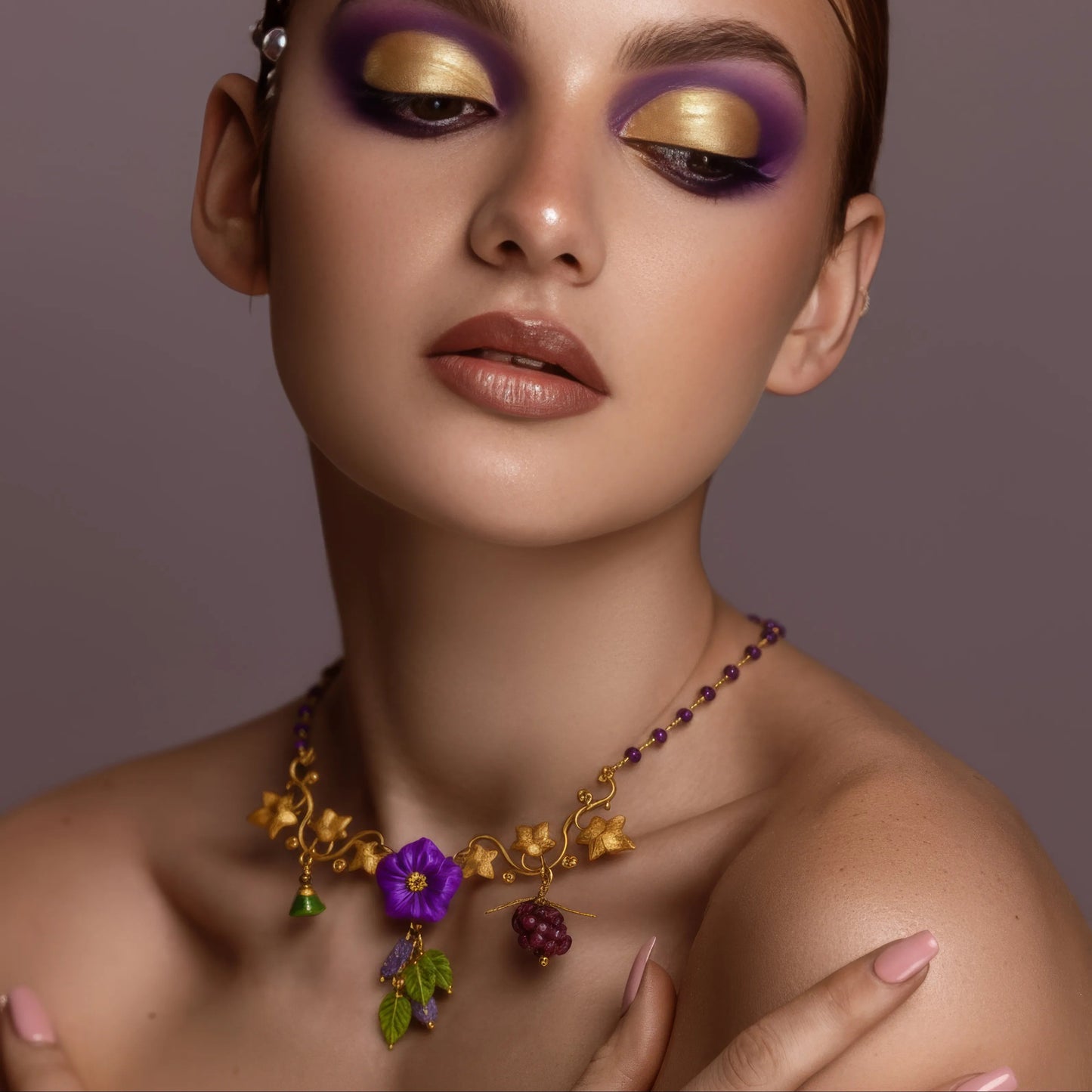 Collar Vendimia Floral