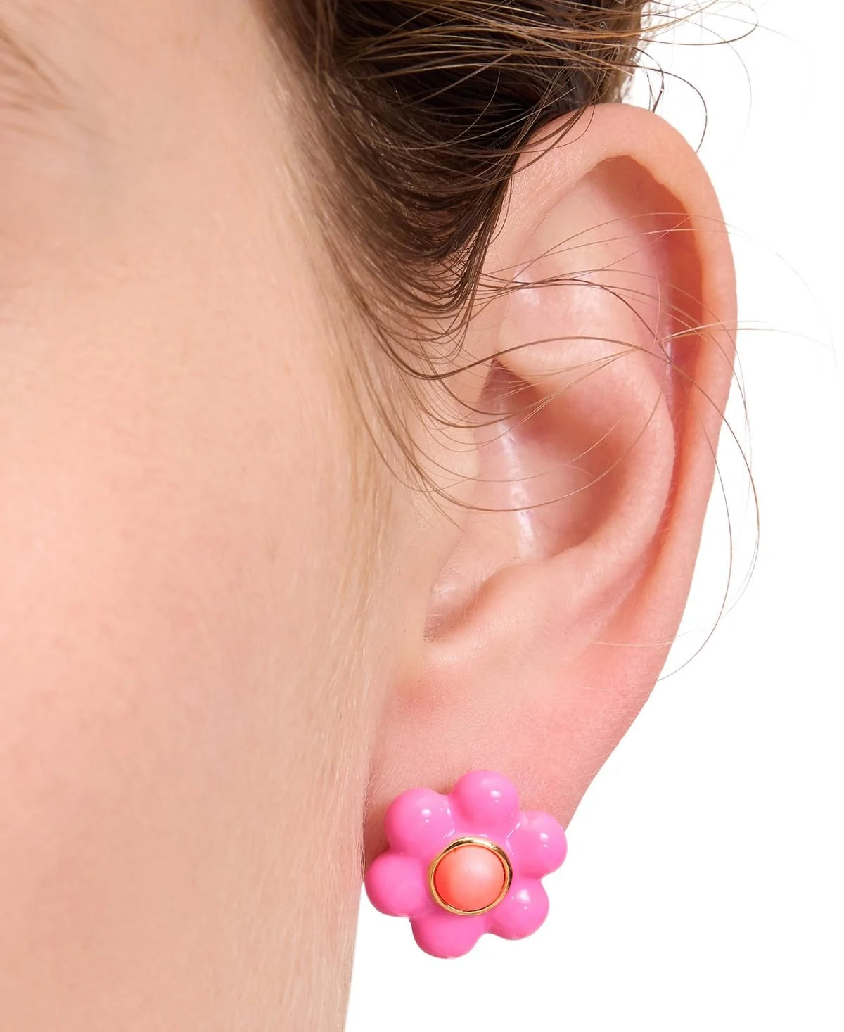 Petal Puff Aros Flores Gorditas Kate Spade NY -NUEVO-