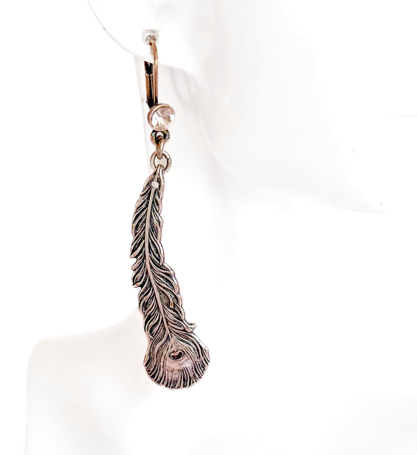 Peacock Feather Earrings