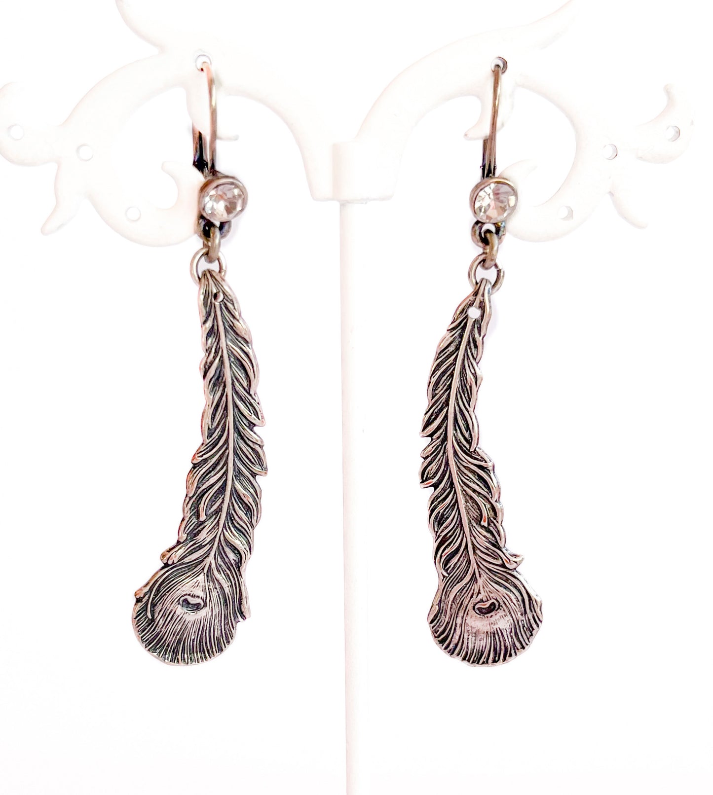 Peacock Feather Earrings