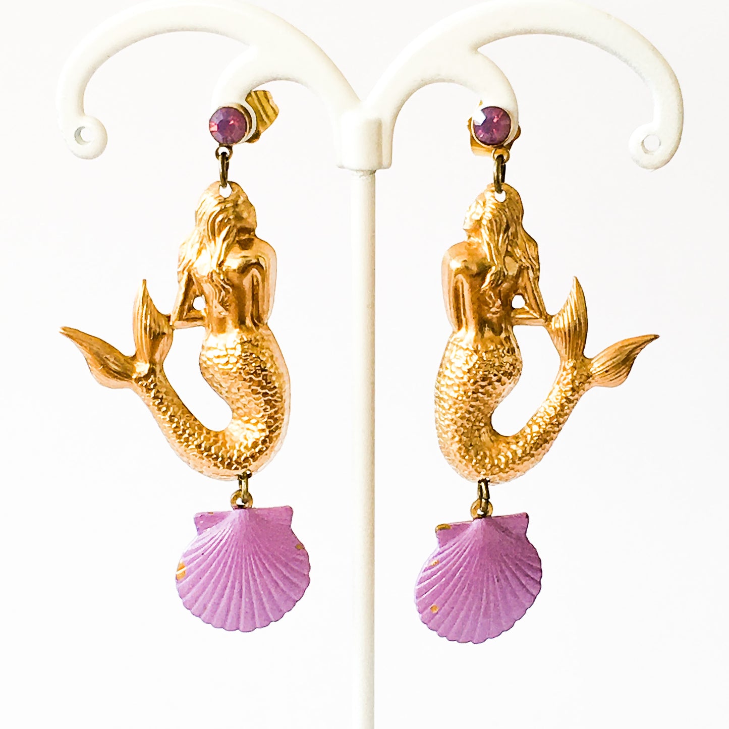 Pendientes Sirena Dorada