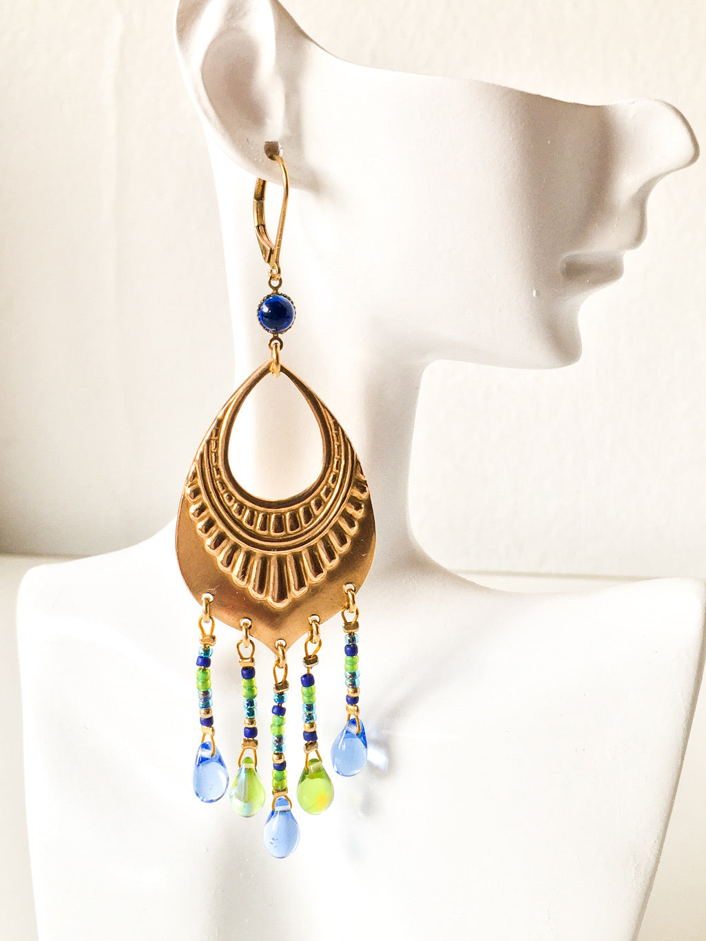 Africa Blue Earrings