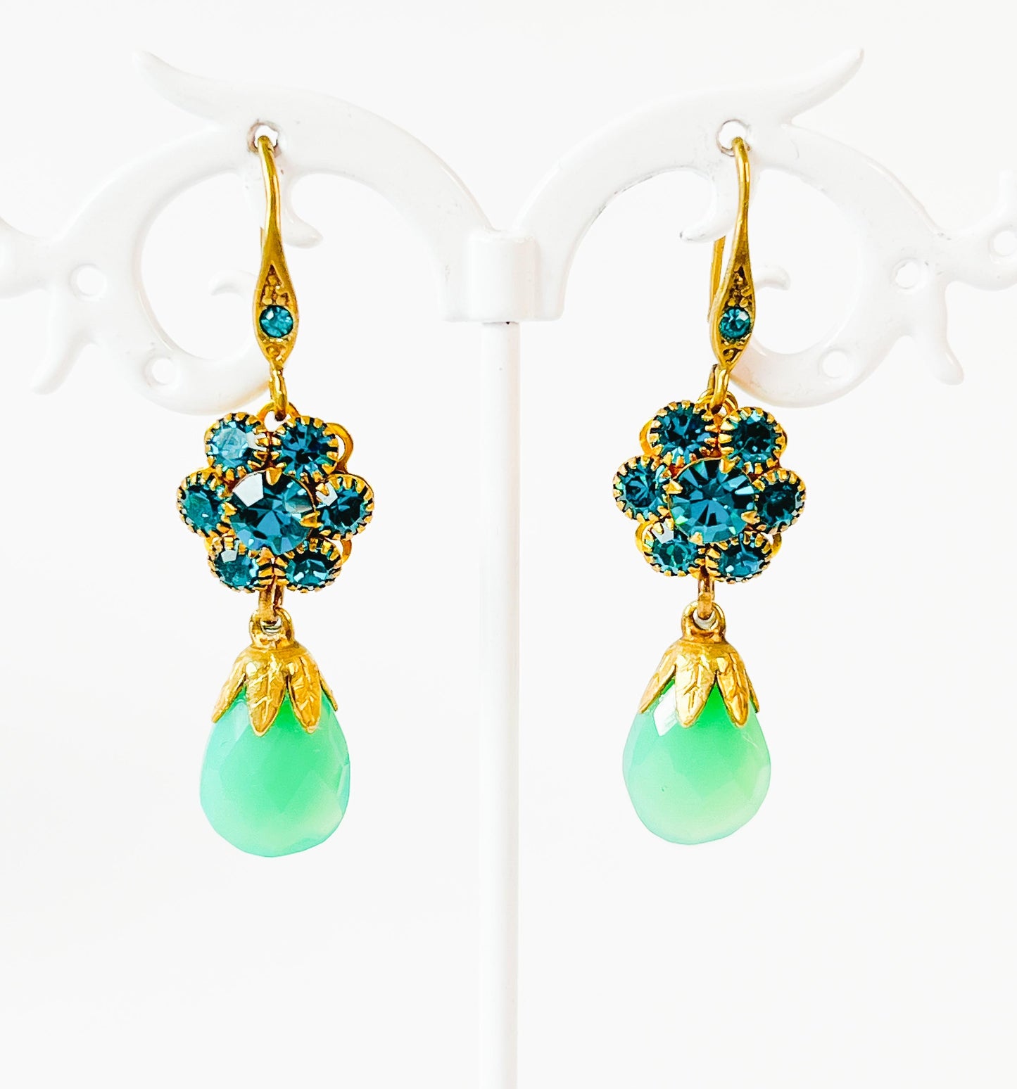 Pendientes Gota de Agua de Mar