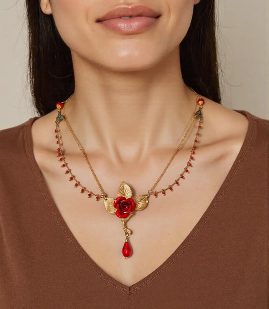 Collar El Ruiseñor y la Rosa