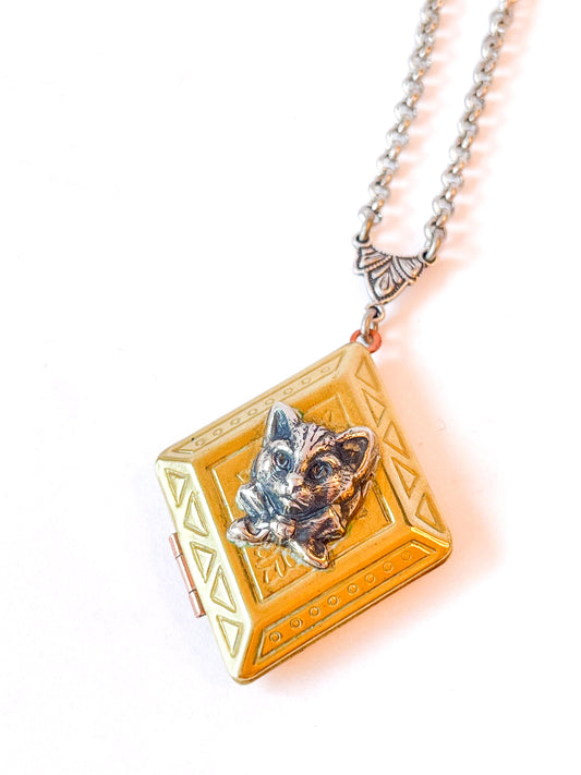 Relicario Felino Vintage 🐾