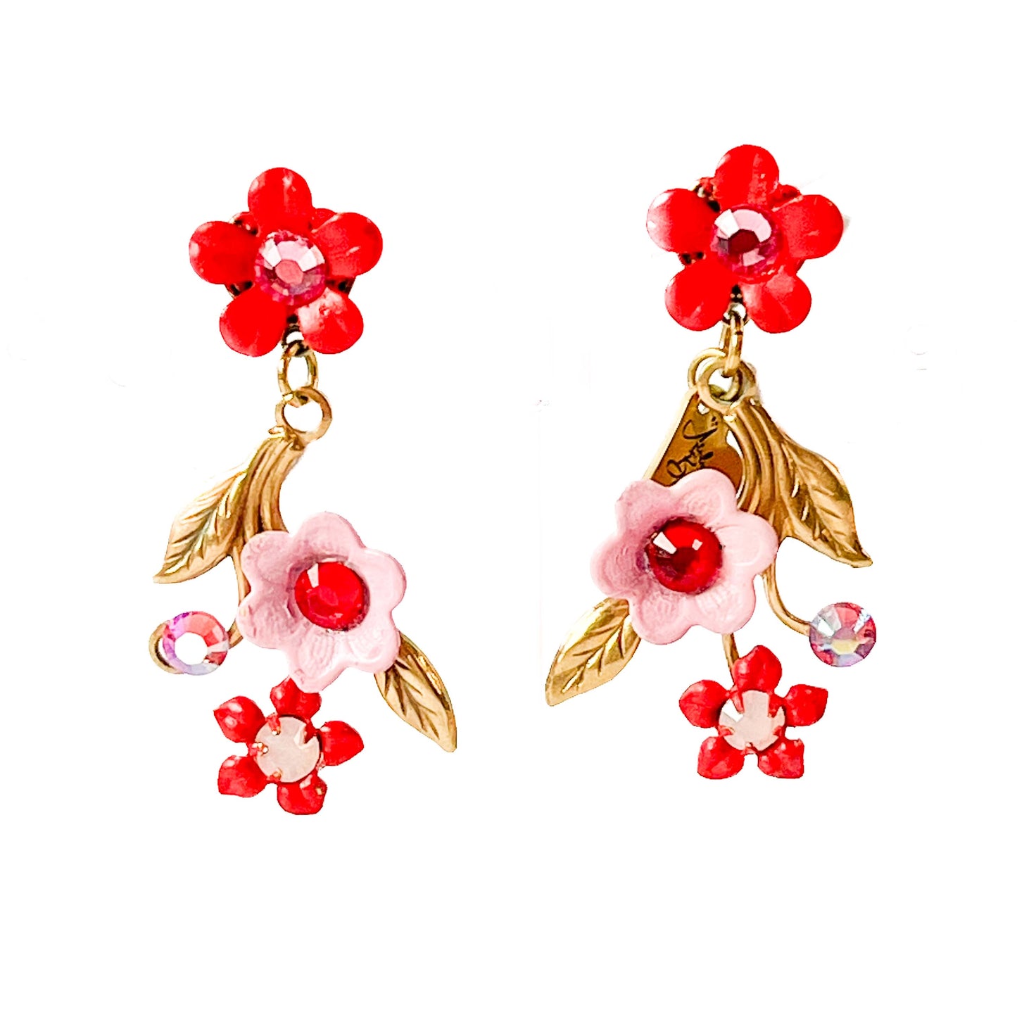 Pendientes Lenguaje de Floral - Alegría -