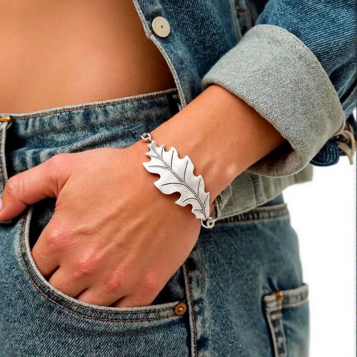 Pulsera Hoja de Roble