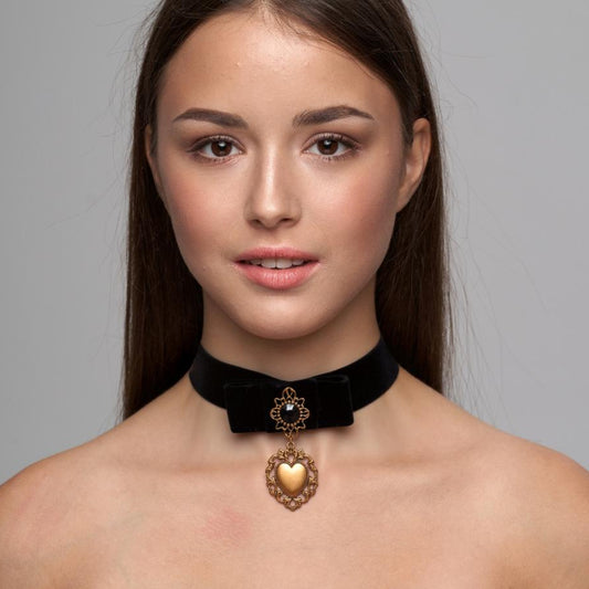 Chocker Terciopelo Corazón