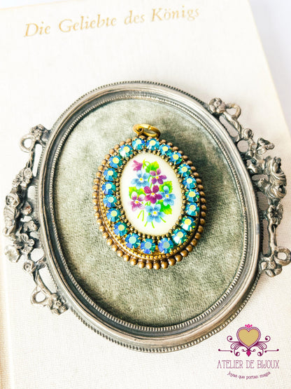 Prendedor convertible "Bouquet de fleurs"