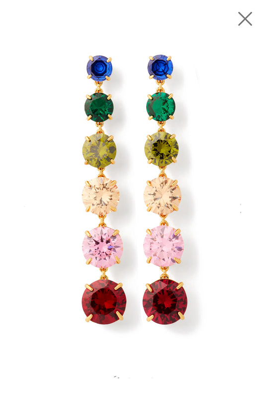 Pendientes Largos Circones Multicolor Kate Spade