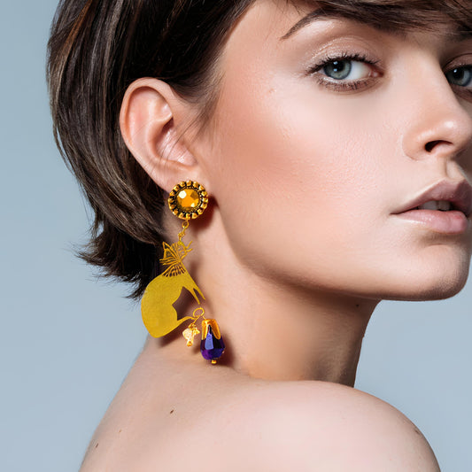 Pendientes Gatitos Dorados