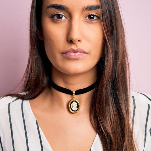 Collar Choker Camafeo