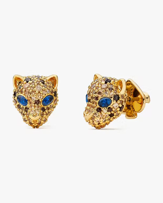 Pendientes Leopardo Feroz Kate Spade