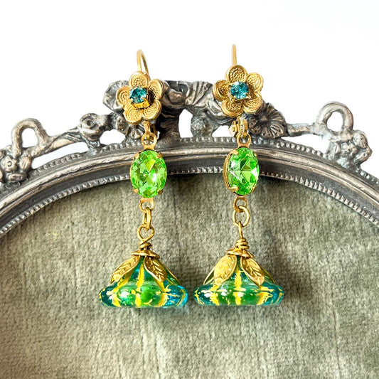 Pendientes Flores del Bosque