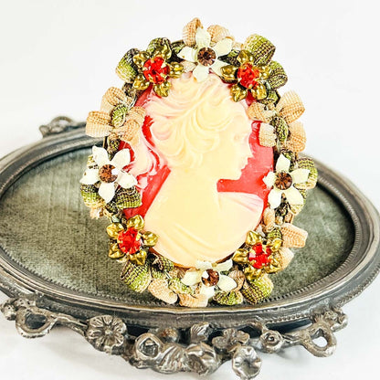 Prendedor Camafeo Floral Victoriano | Atelier de Bijoux