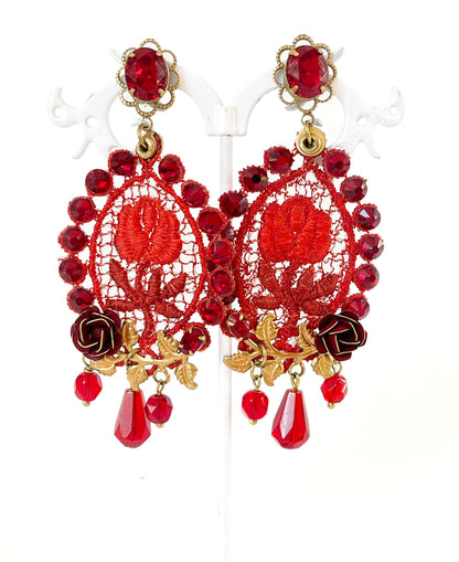 Aros Rosa Ardiente