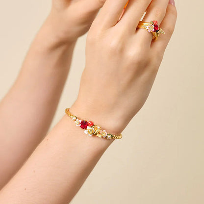 Brazalete Esclava Fresas Silvestres