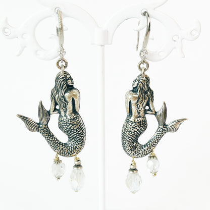 Silver Mermaid Earrings