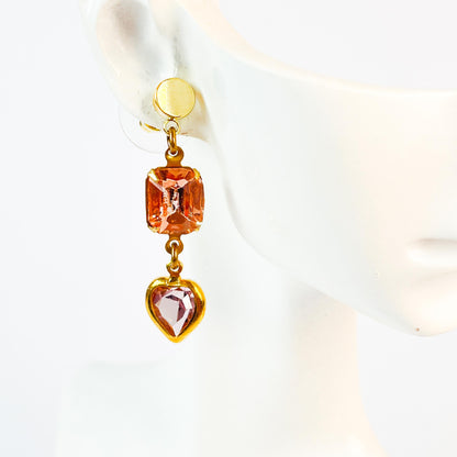 Pendientes Corazón de Cristal