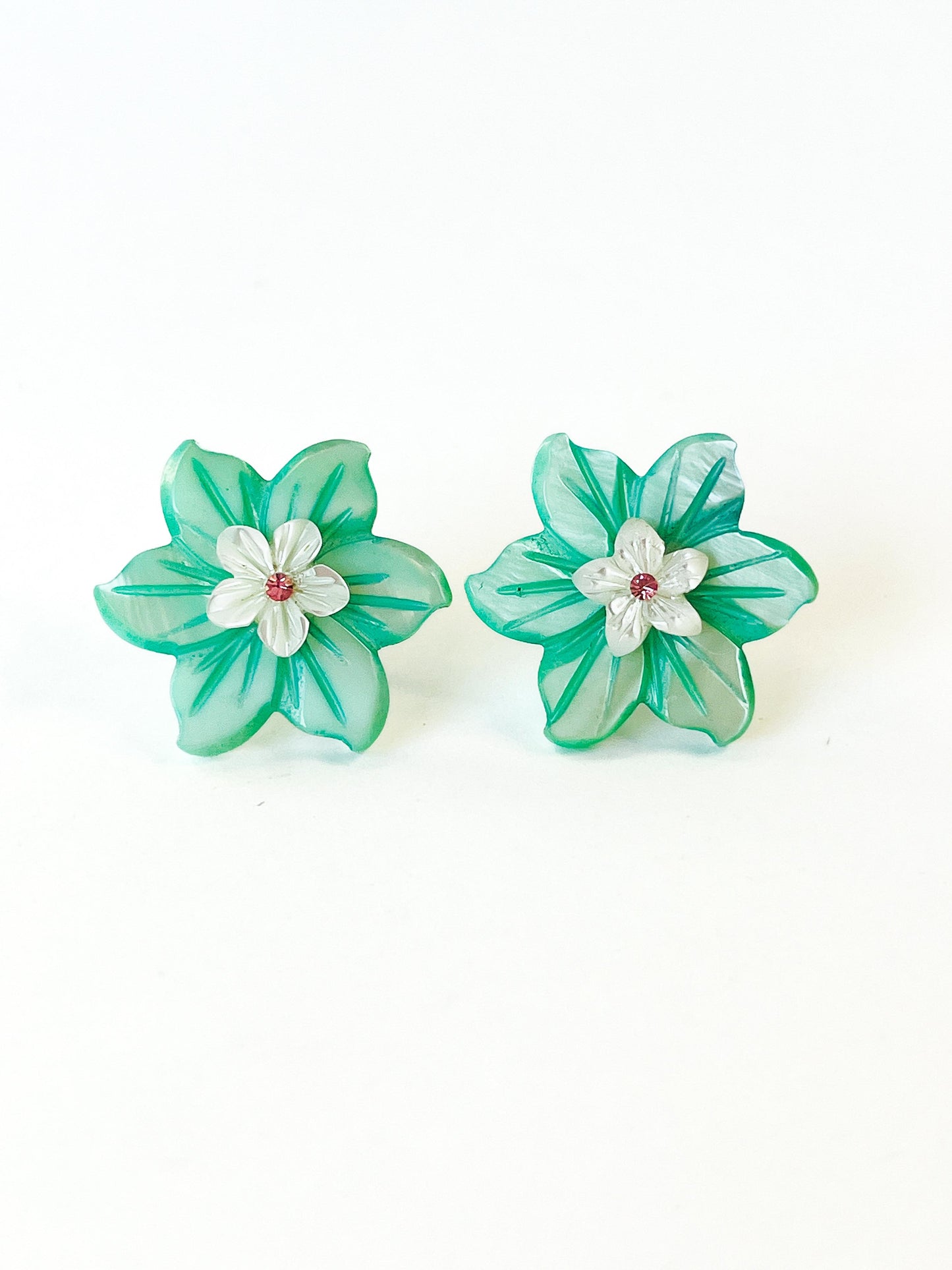 Aros Flores de Nácar