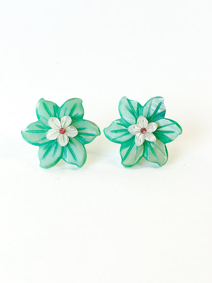 Aros Flores de Nácar