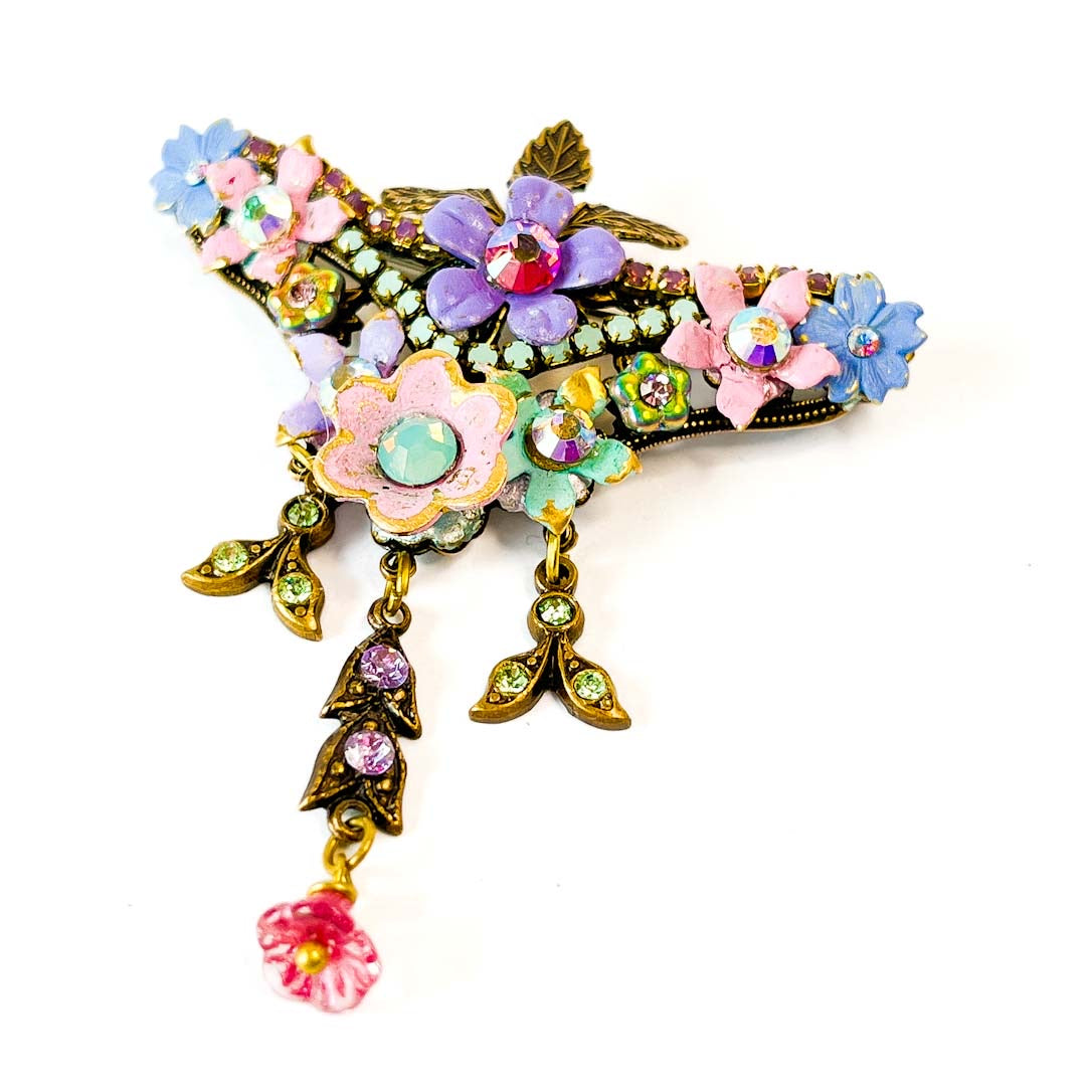 Prendedor Floral Vintage Jardín Pastel