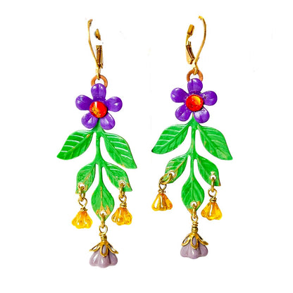Pendientes Rama Flor de Aurora