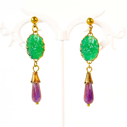 Aros Jade y Gota Lavanda