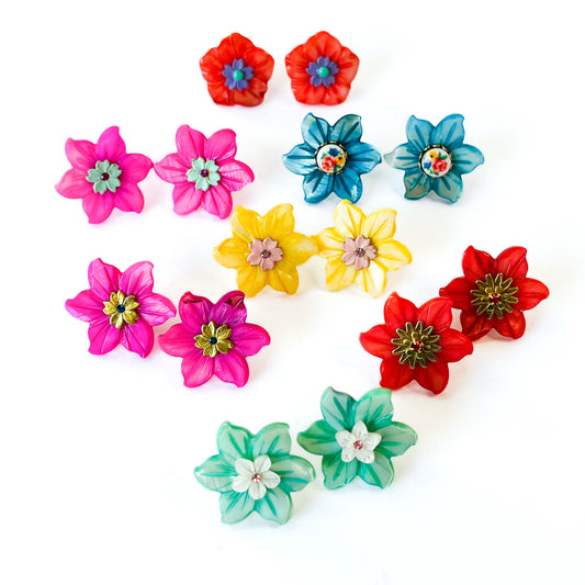 Aros Flores de Nácar