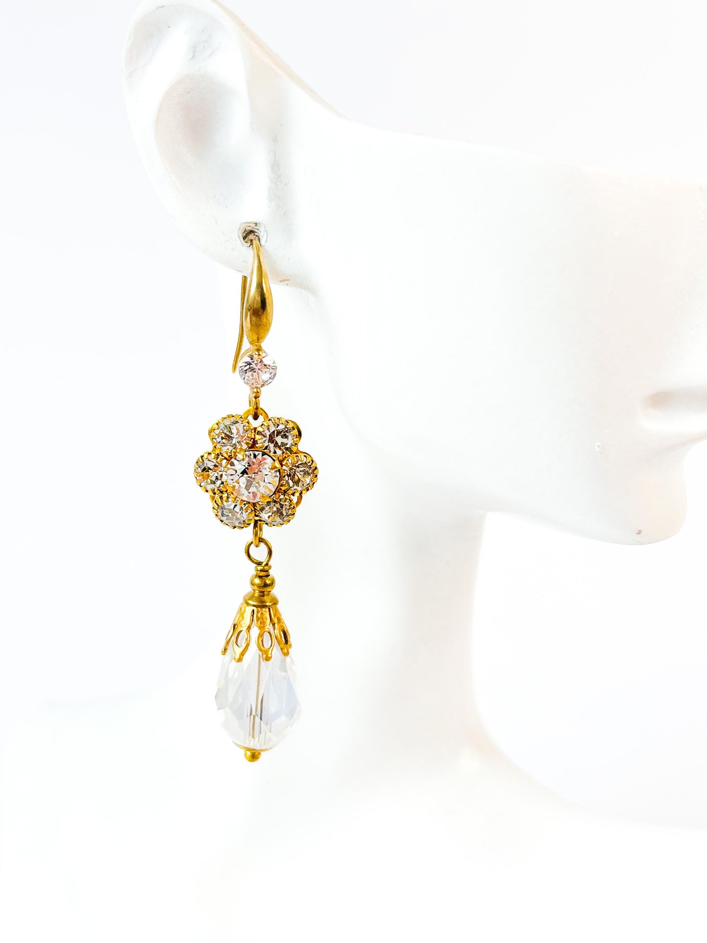 Pendientes Flor de Cristal