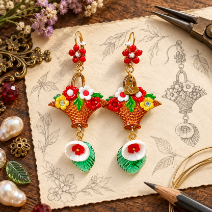 Aros Bouquet de Primavera | Canastas Florales Vintage