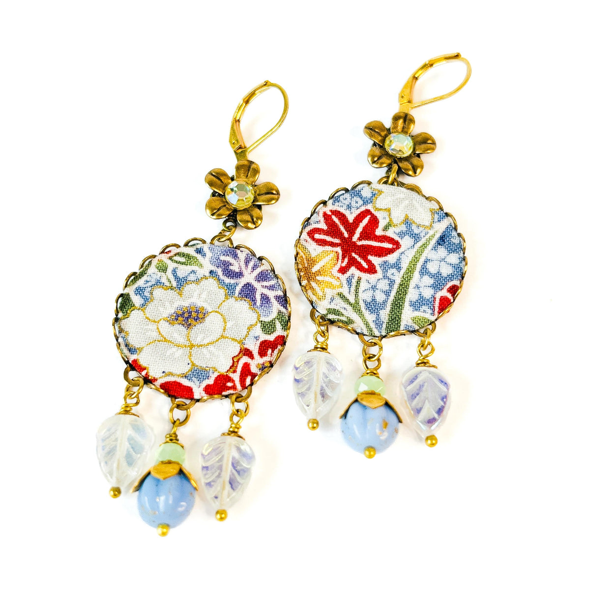 Aros Largos Hanabi Blue –  Nueva Colección Poema Textil