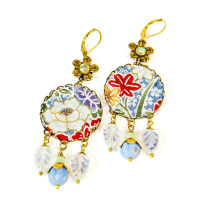 Aros Largos Hanabi Blue –  Nueva Colección Poema Textil