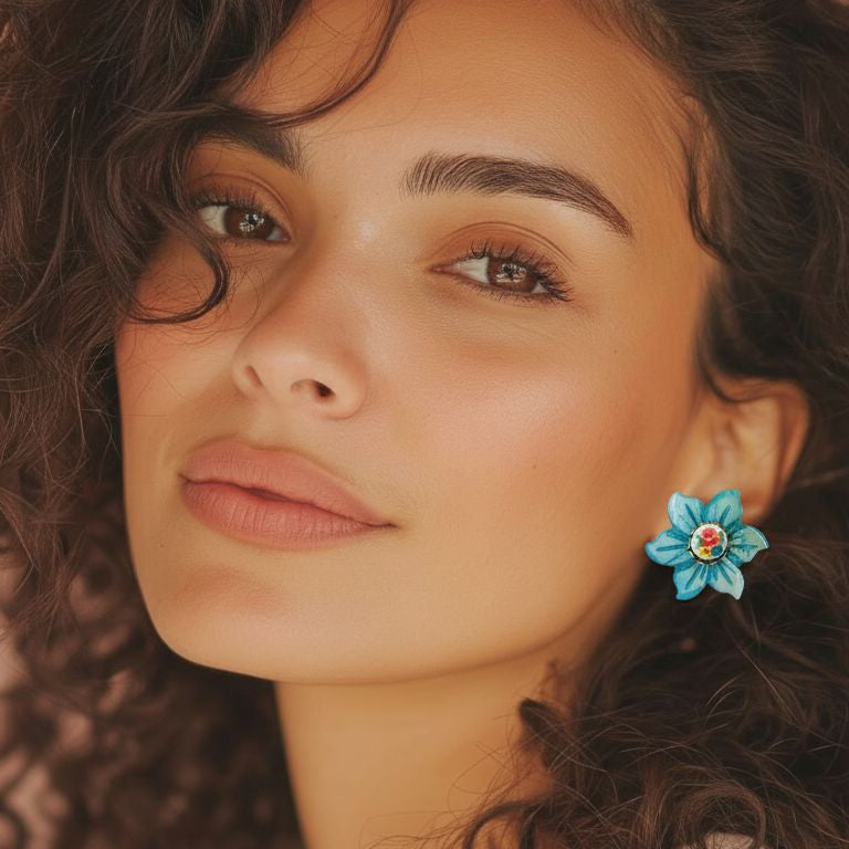 Aros Flores de Nácar