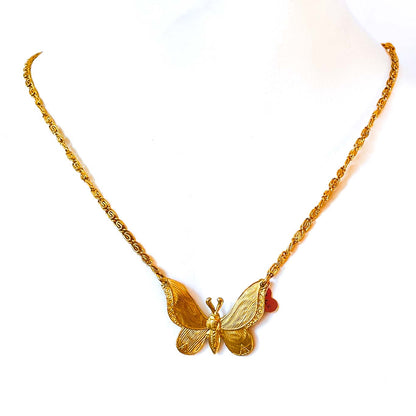 Collar Mariposa Dorada | Símbolo de Transformación